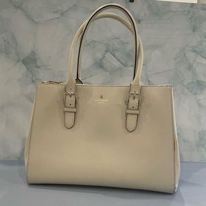 Kate Spade Cream Structured Purse